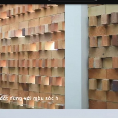 Gạch xây không trát kt 230x114x65mm